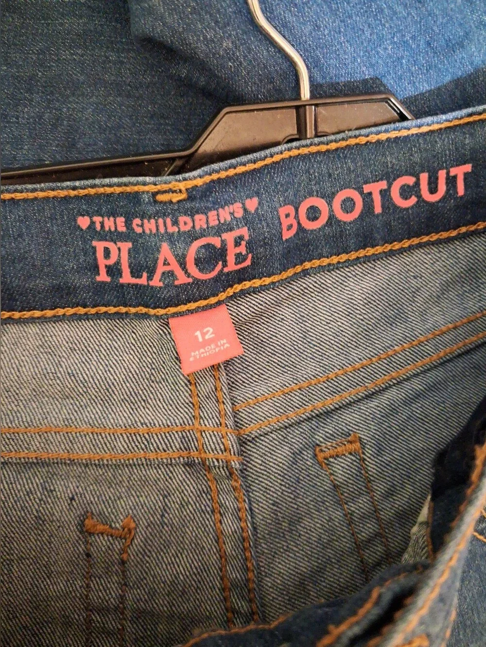 Children's Place Girls 12 Bootcut Jeans